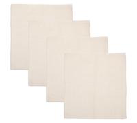 POPETPOP 4 Pezzi Tessuto Lino per Ricamo Punch Needle, Stoffa Monaci da Cucito Portatile 26x26 Cm, Forniture Fai da Te per Progetti Artigianali e Hobby Creativi