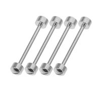 POPETPOP 4 Pezzi Watch Strap Connection Rods Steel Screw Tube Pins For Secure Repair Versatile Watchmaker Tool Compatible With Metal Leather Bands