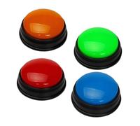 POPETPOP 4 Pulsanti Risposta Luminosi per Giochi Interattivi Classe Gadget Multifunzionali per Feste e Attività per Sviluppare e Reazione Nei