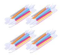 POPETPOP 4 Set Kit di Strumenti per Modellazione Ceramica in Plastica Doppia Punta Utensili per Scultura Argilla Asciutta e Tradizionale per Progetti DIY e Apprendimento Ceramico