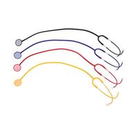 POPETPOP 4 Stetoscopio per Leggero e Facile da Usare Kit Diy Ruolo e Esperimenti Scientifici Plastica Ergonomica per Apprendimento Manuale