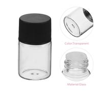 POPETPOP 40 Fiale di Vetro Trasparente da 5 Ml Tappo Bianco e Interno Sigillante Bottiglie per Campioni Ermetiche e Riutilizzabili Contenitori Portatili per Profumi e Oli Essenziali per