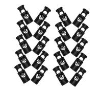 POPETPOP 40 pezzi Fermabandiera Molla per Giardino Nero Fermasta Bandiera Resistente al Vento Clip Stabile per Bandiera da Giardino Accessori Duraturi per Fermare Bandierine e Segna