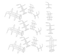 POPETPOP 40 pezzi Rete Bianca per Bottiglie Infusioni Supporto Drip Stand Resistente in PP Rete Sospesa Portatile per Ospedali e Cliniche