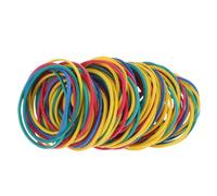 POPETPOP 400 Pezzi Elastici Colorati in Gomma Riutilizzabili Multiuso per Ufficio e Uso Industriale Elastici Resistenti per Confezionare e Organizzare