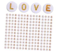 POPETPOP 400 Pezzi Perline Rotonde Piatte per Creazioni Diy Braccialetti e Gioielli Decorazione per Regalare e Creare