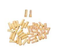 POPETPOP 40Set Connettori Banana Maschio Femmina Placcati Kit Sostituzione Rapida Fili per Batterie Rc Esc Motore per Elicotteri DIY