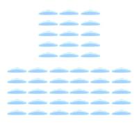 POPETPOP 45paia Cuscinetti Silicone Per Laminazione Ciglia Per Perming e Sollevamento Ciglia Adatti Tutte Le Forme Degli Occhi