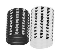 POPETPOP 48pezzi Braccialetti Gomma Orme Stretch Per Compleanno e Accessori Divertenti Per Party Favors e Celebrazioni