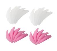 POPETPOP 4borse Gasket Silicone Per Perming Ciglia Di Pad Per Estensione Ciglia Utilizzo Ripetuto Facile Da Applicare Per Laminazione Pacchi Pacchi Bianchi