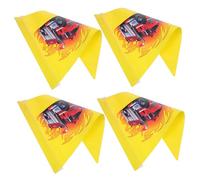 POPETPOP 4pezzi Banderuola Di Sicurezza Per Bicicletta in Pvc Di Avvertimento Per Ciclisti Design Dei Facile Da Sostituire Per Maggiore Visibilità Sulla