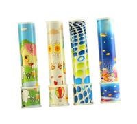 POPETPOP 4pezzi Caleidoscopio per Ragazzo Ragazza Ragazza Giocattolo Caleidoscopio per Cognizione dei Colori Divertente Giocattolo per Apprendimento e Intrattenimento