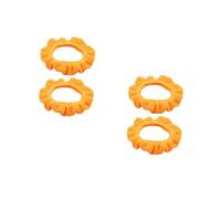 POPETPOP 4pezzi Coprisedile WC Acrilico di Imbottito per Inverno Cuscino Comfort per Toilette Design per Bagni Standard Facile da Lavare e Riutilizzare