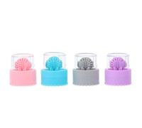 POPETPOP 4pezzi Kit di Pulizia per Lenti Contatto Custodie Portatili e Pratiche per Pulizia delle Lenti Soluzione Detergente Colore Casuale