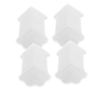 POPETPOP 4pezzi Protezioni Angolari in Silicone per Porte Riduzione Impatto Collisioni Sicurezza Ragazzo Ragazza Ragazza Angoli Porte Installazione senza Attrezzi Design Elegante per Casa