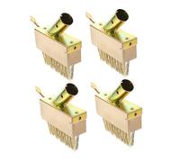 POPETPOP 4pezzi Spazzola per Diserbo in d Acciaio Strumento per Estrarre Muschio Ed Erbacce Adatto per Giardini Patii e Marciapiedi per Spazi Ristretti e Aree Difficili da