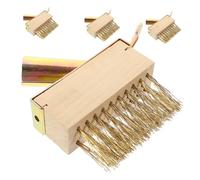 POPETPOP 4pezzi Spazzola per Rimozione Erbacce e Muschio Attrezzi per Pulizia Diserbo Fessure e Crepe Strumento Efficiente per Esterni e Parchi