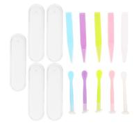POPETPOP 5 Pezzi Custodia Portatile in Plastica con Protezione Avanzata, Include Pinzette e Inseritore, per Uso Quotidiano a Casa