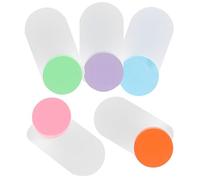 POPETPOP 5 Pezzi Ganci Appendiabiti da Muro Autoadesivi Colorati | Legno e Metallo, Fissaggio senza Trapano, per Ingresso e Cameretta, Adatti a Borsette e Piccoli Panni