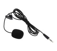 POPETPOP 5 Pezzi Microfono Lavalier a Clip per Smartphone Cavo 1,5m Nero | Pvc, Clip Integrata, Cavo, Registrazione Vocale, per Insegnanti e Giornalisti
