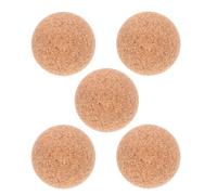 POPETPOP 5 Pezzi Mini Palline in Sughero per Calcio Balilla da Tavolo, Accessori per Biliardino Interno, Piccole Palline di Ricambio per Partita e Intrattenimento Casalingo