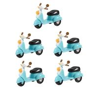 POPETPOP 5 Pezzi Motocicletta Accessori per Casa delle Bambole per Motocicletta Giocattolo retrò Giocattolo Motocicletta Giocattolo Bicicletta Giocattolo Ciclismo Giocattolo