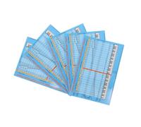 POPETPOP 5 Pezzi Piano Chords Chart Adesivi Tastiera Colorati per Principianti Etichette Note Musicali Rimovibili per Pianoforti ed Elettronici Guida Didattica per Apprendimento Musicale