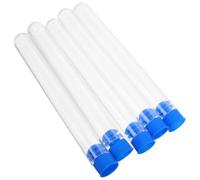 POPETPOP 5 Pezzi Porta Aghi Trasparenti in Plastica per Cucito Contenitori Organizzatori per Aghi da Cucire Mano Ampia capacità Accesso Facile per Progetti Te