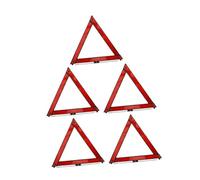 POPETPOP 5 pezzi Triangolo Sicurezza Pieghevole per Veicoli Kit Avvertimento Riflettente per Strada Utile Situazioni e
