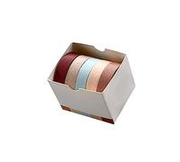 POPETPOP 5 pezzi Washi Tape Nastro Decorativo in Carta Colorata per Album Fotografici Diario e Arte Murale Facile da Usare e Rimuovere DIY per e Scrapbooking