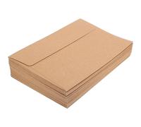 POPETPOP 50 Pezzi Buste Adesive in Carta Color Caffè Formato A4 Leggere e Resistenti per Inviti Matrimonio e Biglietti, Autoadesive e Facili da Stampare