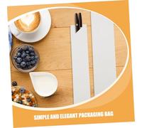 POPETPOP 50 pezzi Buste Bacchette in Kraft Sacchetti Portaposate Leggeri e Compatti per Ristoranti e Catering Facili da Usare e Dimensioni