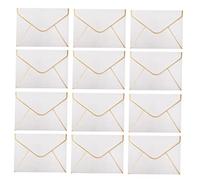 POPETPOP 50 pezzi Buste Biglietti Set per Compleanni Matrimoni e Inviti Formato Adatto per Note Brevi e