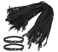 POPETPOP 50 pezzi Cinturini Elastici Regolabili per Fiocchi da Uomo Prolunga Premium Estensibile Fascia Leggera e Compatta per Accessori DIY Eleganti