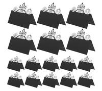 POPETPOP 50 Pezzi Halloween Place Cards in Paper Cutout Blank Name Cards For Table Setting At Holiday Dinners Weddings And Party Seating