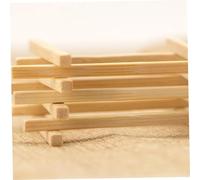 POPETPOP 50 pezzi in Bamboo Naturale per Modellismo e Creazioni Artigianali Materiale per Modelli Architettonici e Sculture DIY Texture e Colore Autentici