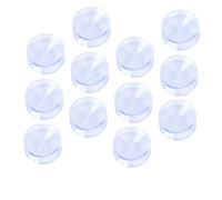 POPETPOP 50 Pezzi Pad Anti Slip Castro Lato Chiaro Bagno Cucina Tappo Di Aspirazione Rimovibile Scrivania Acquario Vitre Ventose Doppio Tampone Multifunzionale Trasparente Gomma Morbida