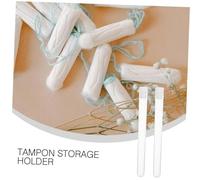 POPETPOP 50 pezzi Provetta Trasparente Tubi Piccoli Riutilizzabili per Viaggio Porta Cotton Fioc Contenitori Liquidi Bottiglie Trasparenti per Organizzazione Accessori