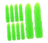 POPETPOP 50pezzi Asparagi Artificiali Per Decorazioni Fotografiche Realistici Modelli Di Verdure Simulati Per Cucine e Feste Props Per Esposizioni e Scatti Fotografici