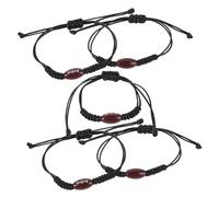 POPETPOP 5pezzi Bracciali Regolabili Per Fan Di Rugby Palloni Sportivi Accessorio Per Amanti Dello Sport Per Mostrare Tuo Supporto Durante Le Partite