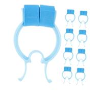 POPETPOP 5Pezzi Clip per Naso Tappi per Sangue Dal Naso Schiuma Strumento per Esercizi Respirazione e Miglioramento Della Polmonare Adatto Tutti Portatile