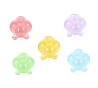 POPETPOP 5pezzi Miniature Pumpkin Carriage Glow in The Dark Figurines for Kids Crafts Fairy Garden Accessories Charming Desktop Decor for Halloween And Creative Play