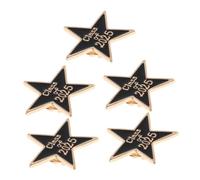 POPETPOP 5pezzi Spille Forma Cinque Punte in Accessori Per Stagione Delle Lauree Spilla Decorativa Da Bavero Per e Scialle