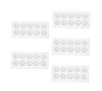 POPETPOP 5pezzi Vassoio Perlina Per Uova Contenitore Di Stoccaggio Antisfondamento Per Uova Di Quaglia Design Sicuro e Pratico Senza Scatola Di Carta Per Uso Domestico o Negozio