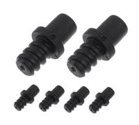 POPETPOP 6 pezzi Adattatori Manico Scopino Wc con Giunto Autobloccante Accessori Bagno Resistenti per Uso Domestico e Pubblico Connessione Sicura e Stabile