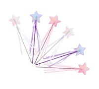 POPETPOP 6 pezzi Bastoncini a Forma di Cinque Punte per Bacchette Incantate in Tessuto Delicato e Resistente Accessori per Feste di Compleanno Halloween e Natale Idee Regalo per Ragazze e