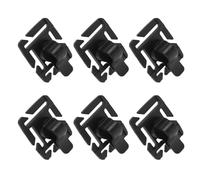 POPETPOP 6 Pezzi Clip Regolabili per Tubo Idratazione Zaino Nero Morsetto Antiscivolo per Tubo Vescica Acqua Accessori Leggeri per Campeggio Escursionismo e attività Outdoor