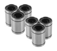 POPETPOP 6 Pezzi Cuscinetti Lineari Lm12uu in Acciaio per Stampante 3d, Kit Blocchi Scorrevoli per Movimento Preciso e Fluido, Ricambio per Pulegge Guida e Parti di Ricamatrice Industriale