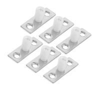 POPETPOP 6 pezzi Guide per Porte Scorrevoli da Pavimento per Porte da Fienile e Armadio Montaggio Facile Design Silenzioso e Scorrevole Guide Inferiori in Nylon per Uso Domestico