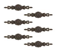 POPETPOP 6 Pezzi Maniglie per Mobili in Lega di Zinco in Stile Antico Maniglie per Armadi e Cassetti Accessori per Sostituzione Resistenti e Facili da Installare per Porte e Finestre